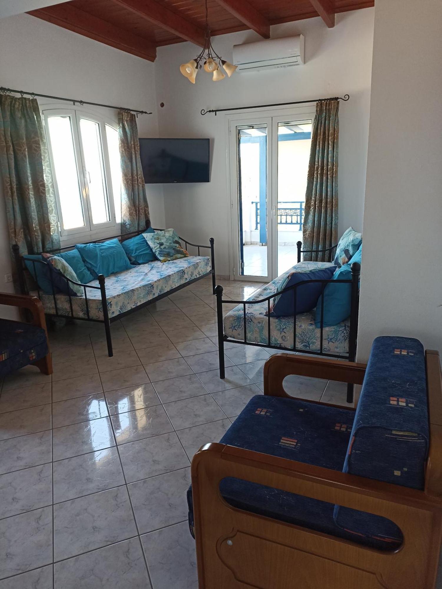 Απεραντο Γαλαζιο Apartment Agia Pelagia  Exterior foto