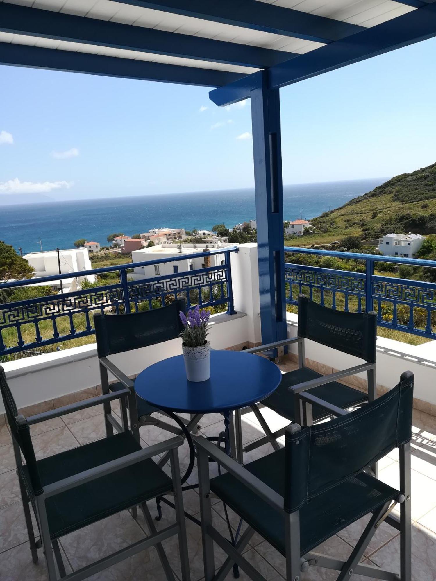Απεραντο Γαλαζιο Apartment Agia Pelagia  Exterior foto